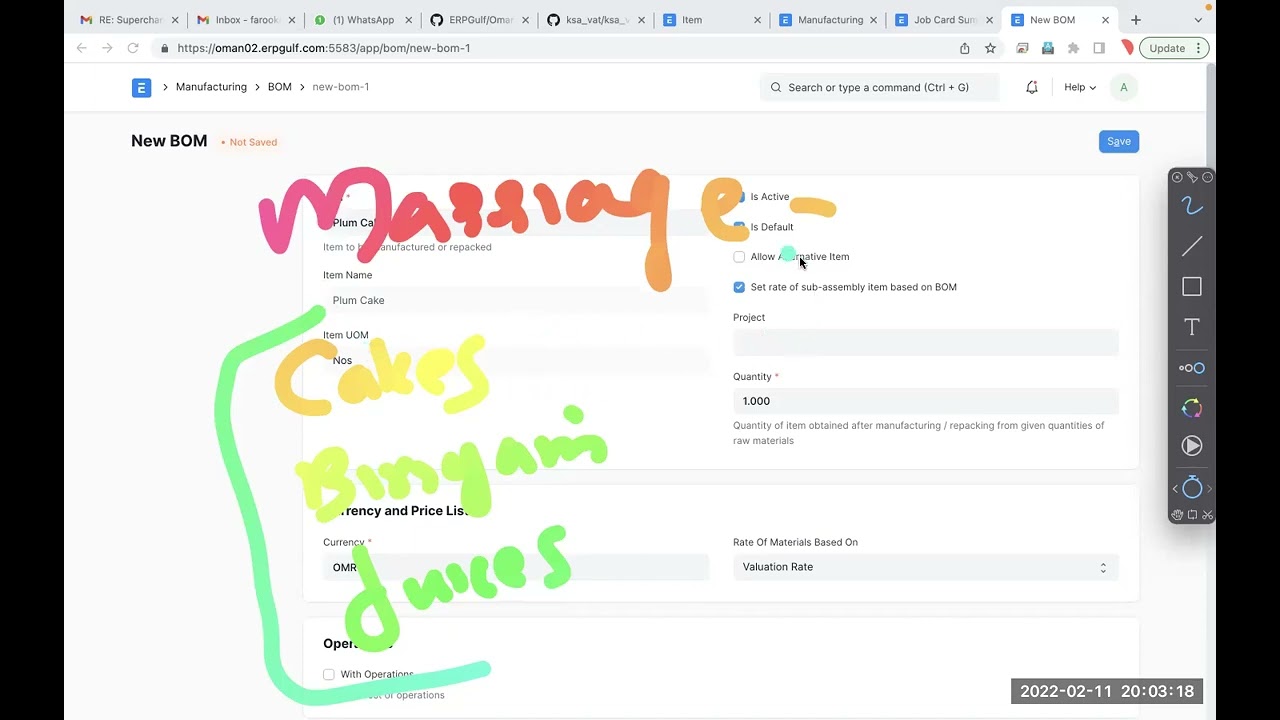 Ch-12 - ERPNext - Manufacturing module -Training for Accountants & business owners - by ERPGulf