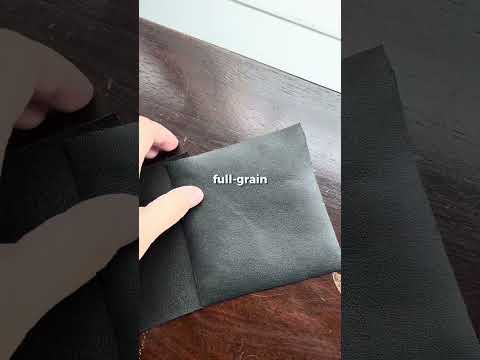 What are the 4 types of leather?