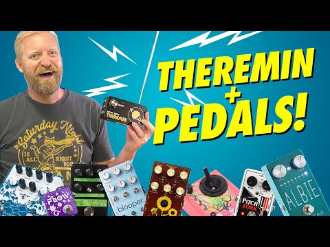 What happens when you use guitar pedals with a THEREMIN? - You have fun that's what happens.