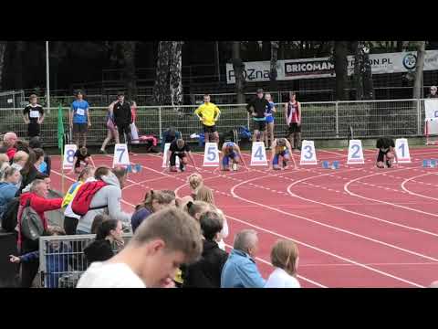 100m M U16 bieg 1 - Poznań 20220910