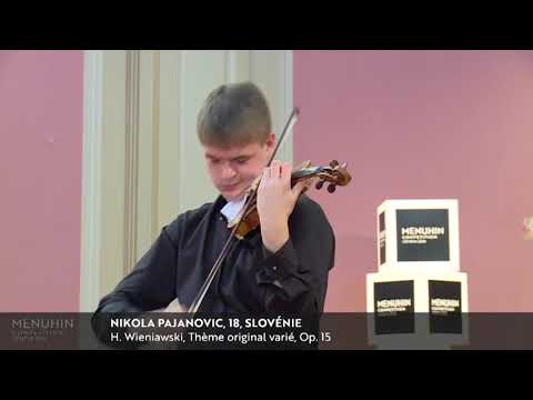 Nikola Pajanović performs Wieniawski's Variations on an Original Theme, Op. 15