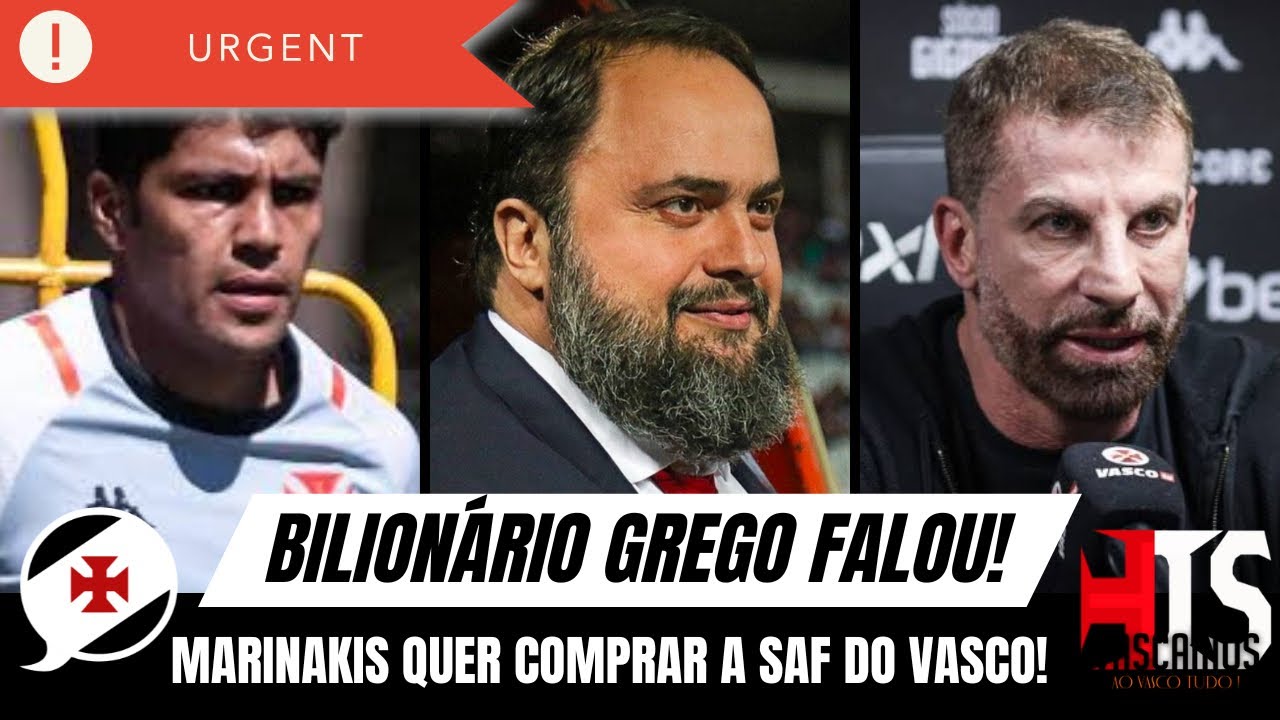 BOMBA!!! O GREGO NEGOCIA COM O VASCO!!!