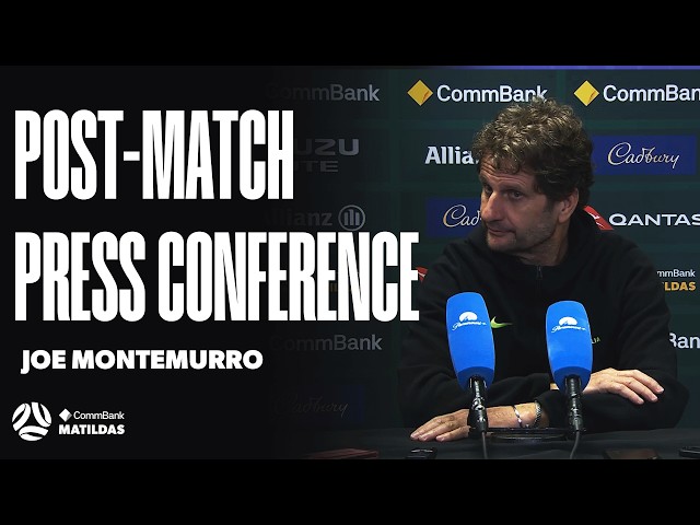 Joe Montemurro Post-Match Press Conference | CommBank Matildas v Mexico Newcastle