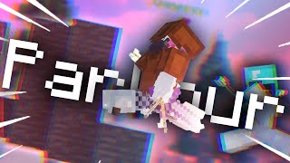 using parkour to win skywars 3