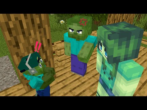 Monster School : Baby Zombie Needs HELP - Minecraft Animation