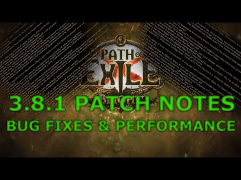 [Path of Exile] Patch 3.8.1 Brings Bug Fixes & Hopefully Performance Boosts For Blight