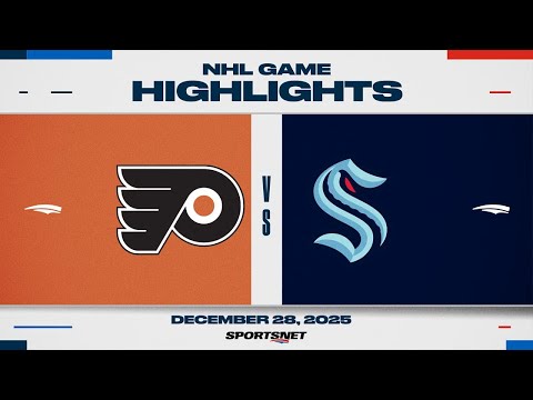 NHL Highlights | Flyers vs. Kraken - December 28, 2025
