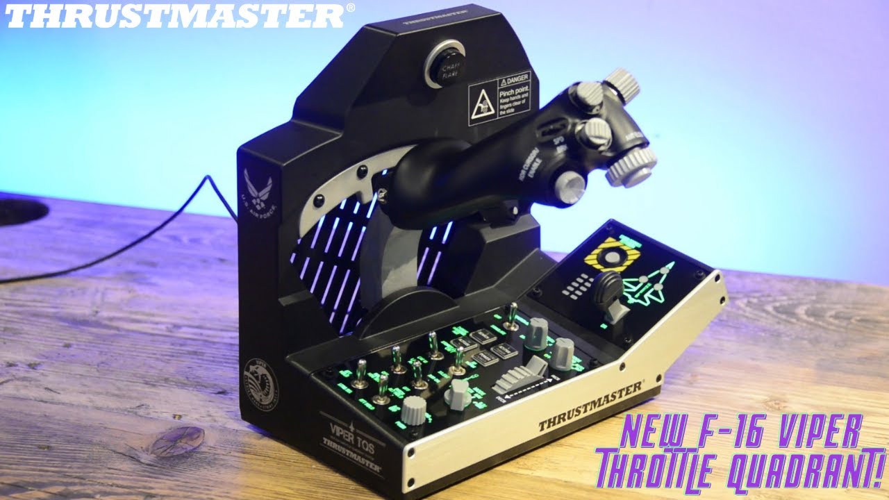 Thrustmaster F-16 VIPER Throttle Quadrant System! | Unboxing & First Look
