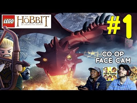 Lets Play Lego Hobbit: Run From Smaug! Greatest Kingdom in Middle Earth Part 1 - Co-Op Commentary