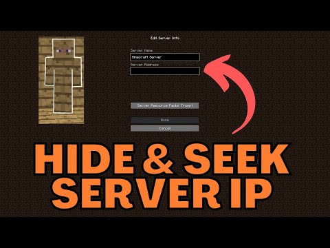 Minecraft Hide and Seek Server IP Address