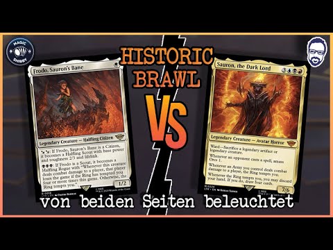 Frodo VS Sauron | Magic Arena Gameplay | Historic Brawl Bo3 mit  @Sol4r1sMTG ​