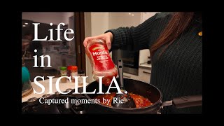 シチリアでの暮らし🇮🇹/お母さんと食べたチリビーンズ🇺🇸週末に作りたいアメリカンブレイクファスト🥞