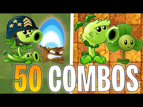 50 BEST COMBOS in Plants Vs Zombies 2 - PvZ2 Combos