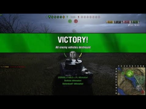World of Tanks killing a absolution at long range