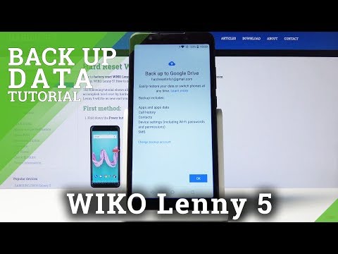 How to Create Google Backup in WIKO Lenny 5 – Copy & Save Files