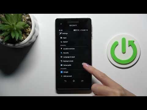 How to Enable Google Backup on Sony Xperia V