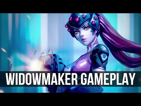 Overwatch Beta: Widowmaker Gameplay & Killstreak!