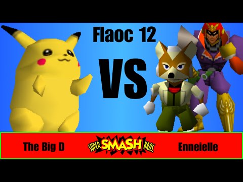 Flaoc 12 - The Big D (Pikachu) Vs Enneielle (Fox/Falcon) - Smash 64 Singles Winners R1