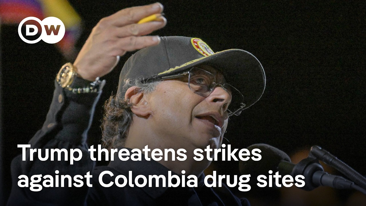 US President Trump warns he may strike drug sites in Colombia | DW News