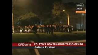 TARSO GENRO DO PT FALA SOBRE OS PROTESTOS NO RS