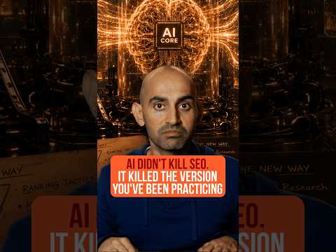Video Thumbnail: Did AI Kill SEO? #shorts