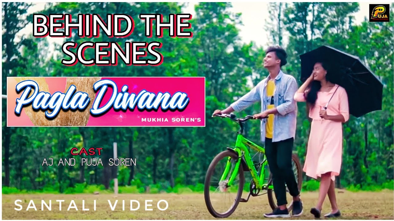 MAKING OF PAGLA DIWANA // Aj and Puja Soren // PUJA SOREN OFFICIAL // SANTALI SHOOTING VIDEOv