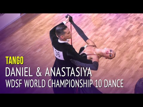 Tango = Daniel Rubashevsky & Anastasiya Rubashevsky = WDSF World Championship 10 Dance 2019