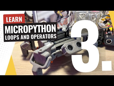 YouTube Thumbnail for Learn MicroPython - Part 3 Loops and Operators