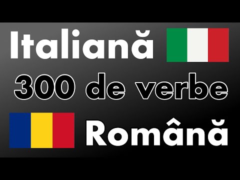 300 de verbe + Citirea și ascultarea: - Italiană + Română - (Vorbitor nativ)