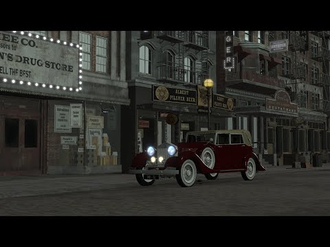 1920s Downtown Scene Animated in Iclone