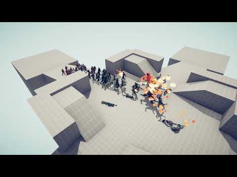 Human Torch vs Zombie Horde | Totally Accurate Battle Simulator (TABS SECRET UNITS)