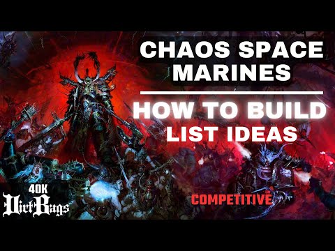 How to build Chaos Space Marines Lists | Chapter Approved Competitive | Warhammer 40k Battle Report