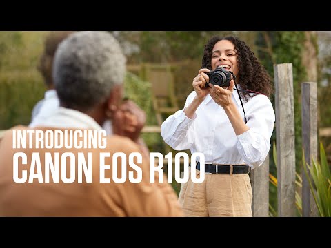 كاميرا Canon EOS R100 مع عدسة RF-S 18-45 مم (6052C013AA)، كاميرا ميرورلس مدمجة تقدم صور وفيديوهات عالية الجودة، استخدام سهل، تركيز سريع، وعدسة زوم متعددة الاستخدام للتصوير اليومي وصناعة المحتوى video