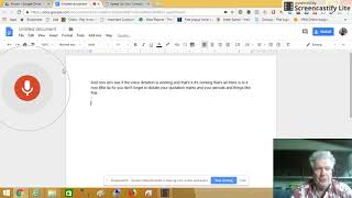 Video - How to Use Voice Dictation in Google Docs by Remote Computer Tutor J. Richard Kirkham B.Sc.