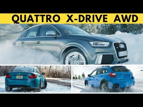 Quattro vs Xdrive vs Subaru AWD ❄ Who's going to win ?