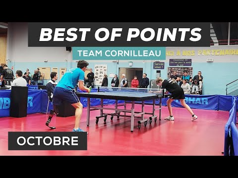 Best of Points Team Cornilleau - Octobre 2022
