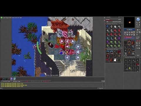 Tibia - Yielothax hunt and Raging Mage - Elemental Spikes