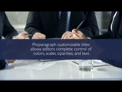 Pixel Film Studios - ProParagraph - Self-Animating Paragraphs - Final Cut Pro X