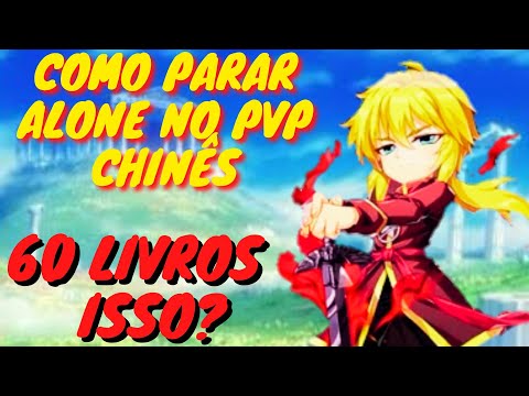 COMO PARAR ALONE NO PVP CHINÊS! 60 LIVROS PRA ISSO? SAINT SEIYA AWAKENING