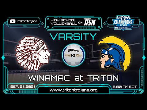 Winamac at Triton - Varsity Girls HNAC Volleyball 🏐 9/21/2021