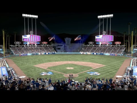 MLB 14: The Show (PS4) Braves vs Dodgers Postseason Gameplay