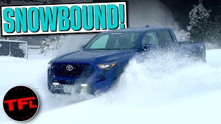 DEEP Snow vs. New Toyota Tacoma: You'll Be Surprised Which One WINS!