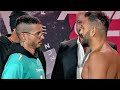 REYKON GIVES JOE FOURNIER DEATH STARE DURING FACE OFF AHEAD OF FIGHT! | FULL WEIGH IN