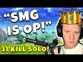Insane 31 Solo Kill (SMG Is OP)! Tfue - Fortnite Battle Royale Gameplay