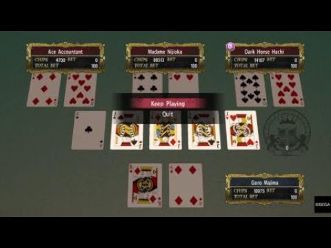 YAKUZA 0 Real challenging hold em hand