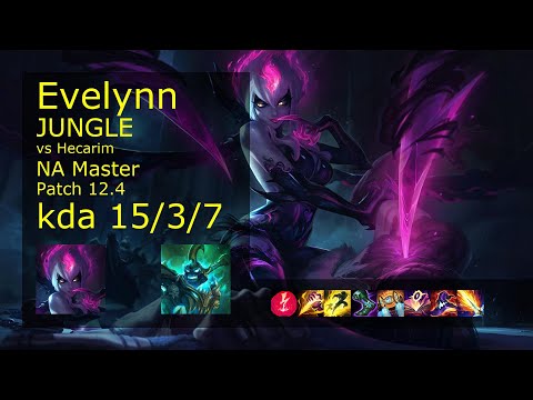 Rank 3 NA Evelynn: Jungle vs Hecarim