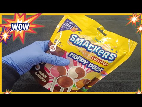 Luvit Smackers Lollipop Surprise Gift🎁Luvit smackers chocolate flavoured lollipops#CrazyRcube
