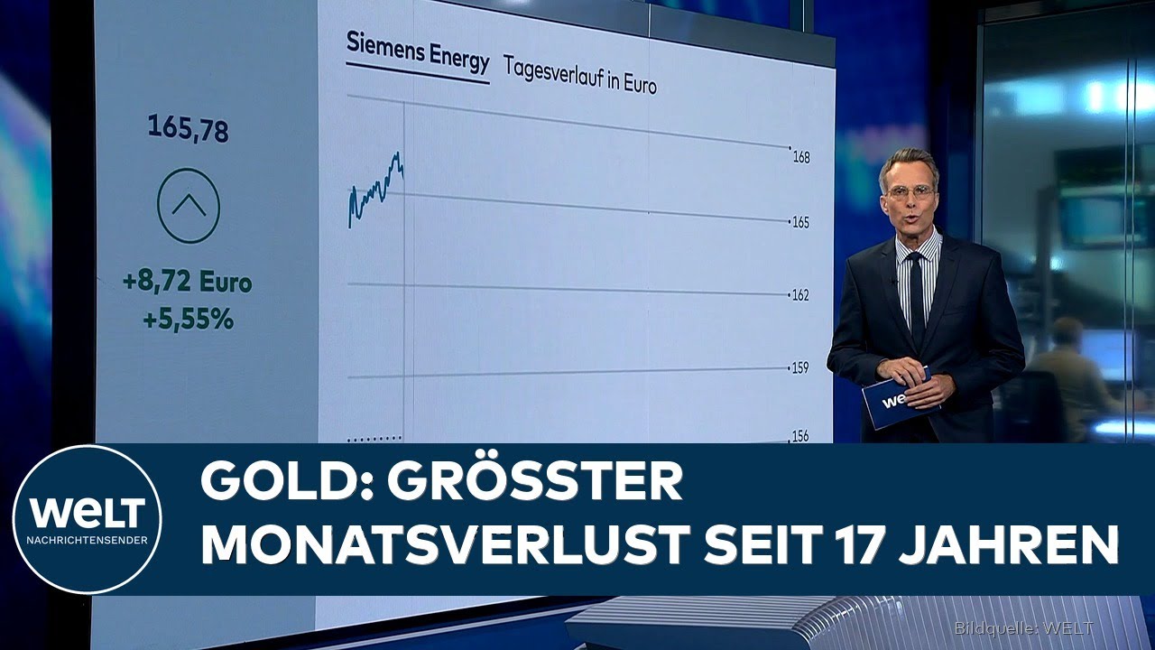 BÖRSENFLASH: DAX erholt sich – Gold vor dem größten Monatsverlust seit 17 Jahren | WELT