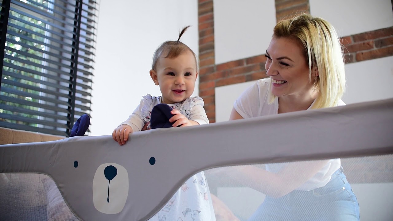 Barierka ochronna do łóżka, miś śpioszek 180 cm!