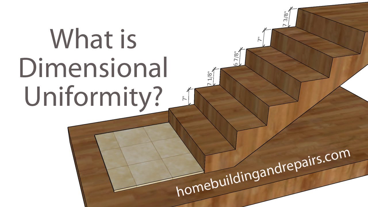 Maximum Tread And Riser Measurement Variations - Stair Building Code Tips